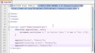 Beginner JavaScript Tutorial - 8 - Functions with Multiple Parameters