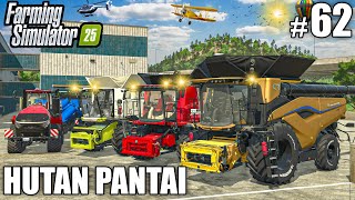 I Started THE BIGGEST HARVEST of THE YEAR | Farming Simulator 25 - HUTAN PANTAI | Ep 62