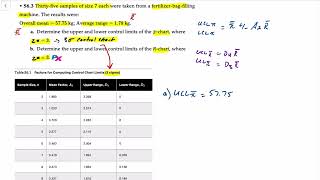 Statistical Process Control: X-bar and R-Chart Control Limits