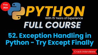 Exception Handling in Python | Python Exception Handling