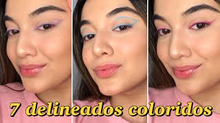 7 DELINEADOS COLORIDOS DIFERENTES