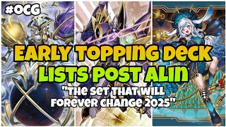 Yu-Gi-Oh! - Post ALIN Early Topping Deck Lists | A Fresh Look for 2025 | OCG