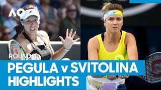 Jessica Pegula vs Elina Svitolina Match Highlights (4R) | Australian Open 2021