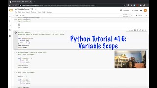 Python Tutorial: #16 - Variable Scope