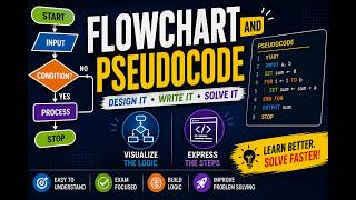 Algorithm and Flowchart PART -2 | Introduction to problem solving Pseudocode | Examples