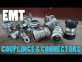 EMT Couplings & Connectors - RAINTIGHT, COMPRESSION, & SET-SCREW fittings for electricians