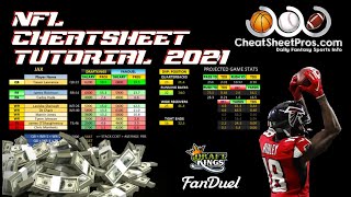 NFL 2021 CheatSheet Tutorial