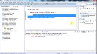 3 Learn Java Tutorial for Beginners, Part 37 Runtime Exceptions YouTube
