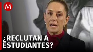 ⁠Sheinbaum dice que no hay información sobre reclutamiento de estudiantes de química a cárteles