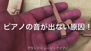 音が出ないピアノのレスキュー！ニカワギレ！