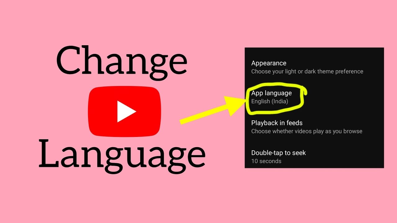 How To Change YouTube Language - YouTube