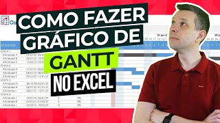 Como fazer gráfico de Gantt no Excel?