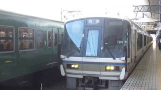 JR西日本 221系 K7編成 草津線直通 普通 柘植行き 幕回し  京都駅  膳所駅  20180817