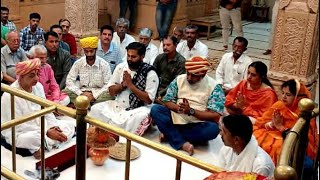 Yuvraj Saheb Pratapsinhji and Yuvrani Saheb Shalinikumari attended the Ghat Sthapan at Matana Madh