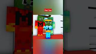 Ice Baby Zombies Brings To Their Home.Minecraft Animation #minecraft #shorts #viral