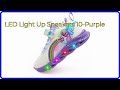 REVIEW (2024): LED Light Up Sneakers 10-Purple. ESSENTIAL details.