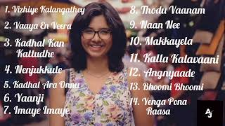Shakthisree Gopalan Tamil Hits All Time Favorites Tamil Songs Playlists Play back Songs Tamil