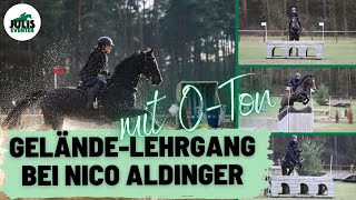 Anschnallen \u0026 Festhalten: 1.Outdoor-Geländetraining 🐎 Lehrgang bei Nico Aldinger mit Original-Ton 🎤