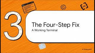 Fixing Visual Studio Code Error: The terminal process failed to launch...