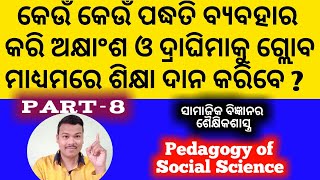 ଅକ୍ଷାଂଶ ଓ ଦ୍ରାଘିମାକୁ ଗ୍ଲୋବ ମାଧ୍ୟମରେ ଶିକ୍ଷାଦାନ କିପରି କରିବେ/Part-8/Activities for Longitudes\u0026latitudes