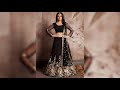 beautiful black lehengas at discounted rates resham bazar