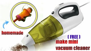 How to make mini Vacum cleaner | homemade VACUUM CLEANER | create very easy dust cleaner |tool fans