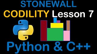 StoneWall in Python and C++ Codility Solution Lesson 7