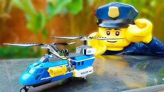 경찰관님 도와주세요! 예준이의 레고 수리놀이 중장비 자동차 장난감 구출놀이 Police Lego Repair  Play