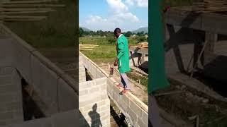 Tuzimbe: First stage in Roofing a House in Uganda (Watch the Video)