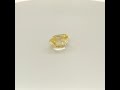 GRS Certified 7.64 Carats Natural Yellow Sapphire Octagon Cut Non Heated Gemstone