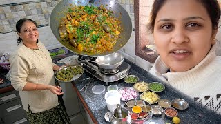 mom famous Gujarati Undhiyu recipe ! Uttarayan Special.