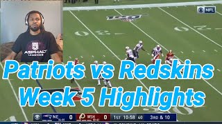 Patriots Vs Redskins Week 5 Highlights And Reaction By @Ultimate Qball ...