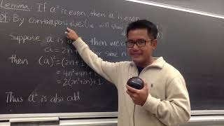 Proving sqrt(2) is irrational! (Classic Proof)