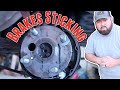 Club Car Precedent Brakes were Sticking / Dragging | How To Adjust Golf Cart Brakes