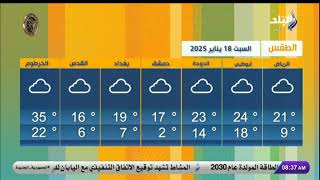 درجات الحرارة المتوقعة اليوم السبت 18-1-2025 🌨