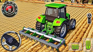 Tractor Farming Driver : Village Simulator 2022 - plant farm harvester - Android Gameplay