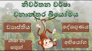 නිවර්තන වර්ෂා වනාන්තර බියෝමය | geography sinhala a/l