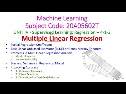 Multiple Linear Regression-Machine Learning-4-1-3-Supervised Learning ...