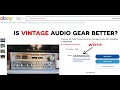 Is Vintage Audio Gear Better or More Nostalgic?