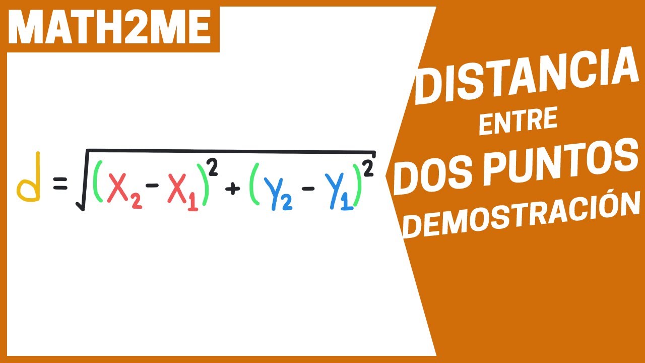 DISTANCIA ENTRE DOS PUNTOS - Demostración - YouTube