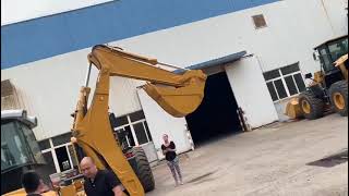 WOLF JX45 backhoe loader with Cummins engine testing now