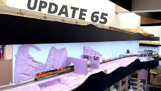 Layout Update 65: foam canyon, new locomotives