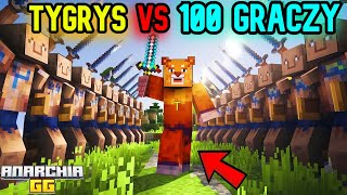 100 GRACZY VS TYGRYSEK6 W MINECRAFT NA ANARCHIA.GG LIFESTEAL FFA