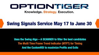Swing Trading Secrets: May-June 2021 Insights with OptionTiger's Proprietary Signals for Options