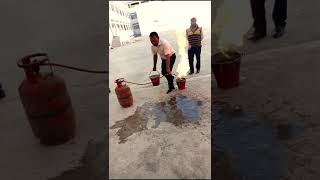 How to Extinguish LPG cylinder in case of Fire !! LPG Cylinder Safety tips!!