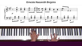 Ernesto Nazareth Brejeiro Piano Tutorial