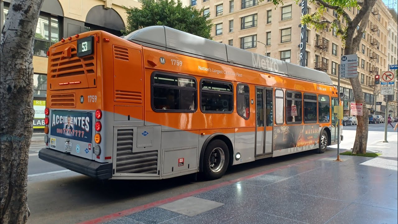 LACMTA 2019 ENC Axess BRT CNG #1759 - YouTube