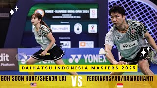 Goh Soon Huat/Shevon Lai 🇲🇾 Vs Ferdinansyah/Ramadhanti 🇮🇩 | Daihatsu Indonesia Masters 2025