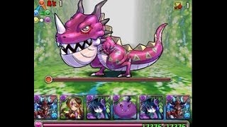 【パズドラ】　ケリ姫コラボ　地獄級　Sランク　サタンパ 無課金構成　【Sランク】