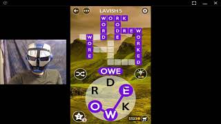 WORDSCAPES PRECIPICE, LAVISH 5 ANSWERS masaya ang mga salita